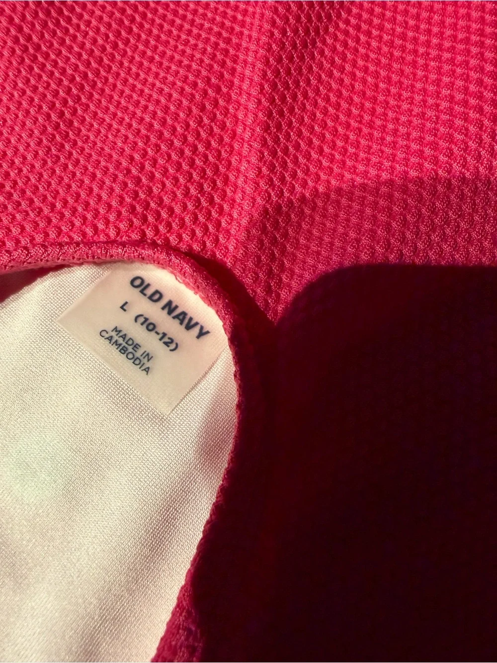 Old Navy Red Textured Kids One-Piece